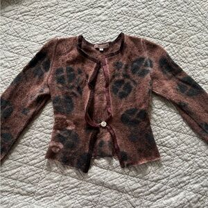 Maria Charles Merino Wool Cardigan